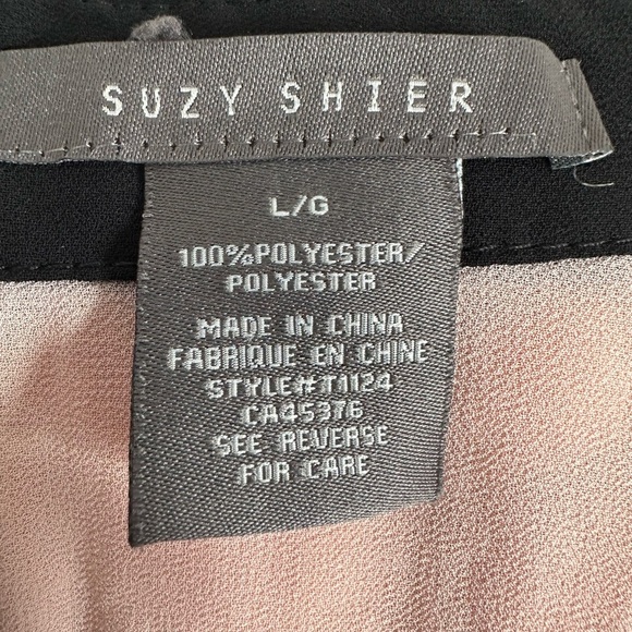 ** 3 for $15**Suzy Shier Pink Button Down Polo Collar Blouse - Picture 6 of 6